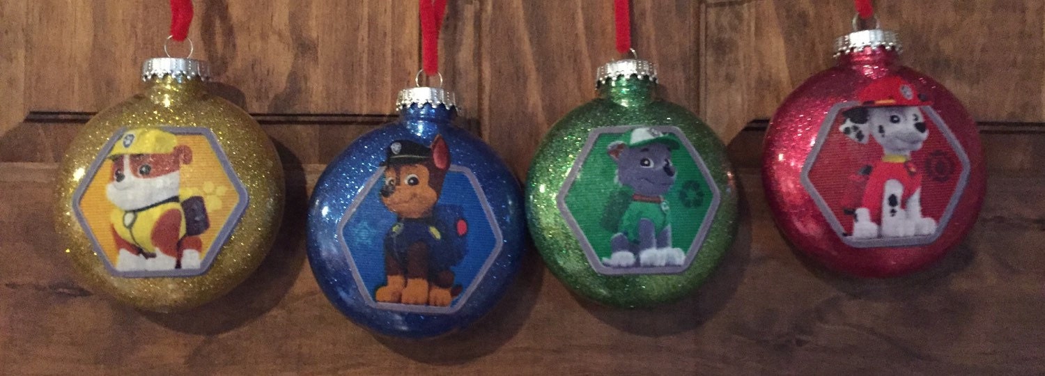 rocky paw patrol ornament