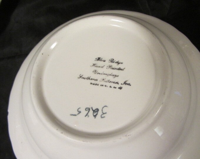 Mid Century Blue Ridge China #3265 Platter and Two Serving Bowls, Blue Ridge China Set, Platter and Bowl Set, Holiday Set, Serving Set