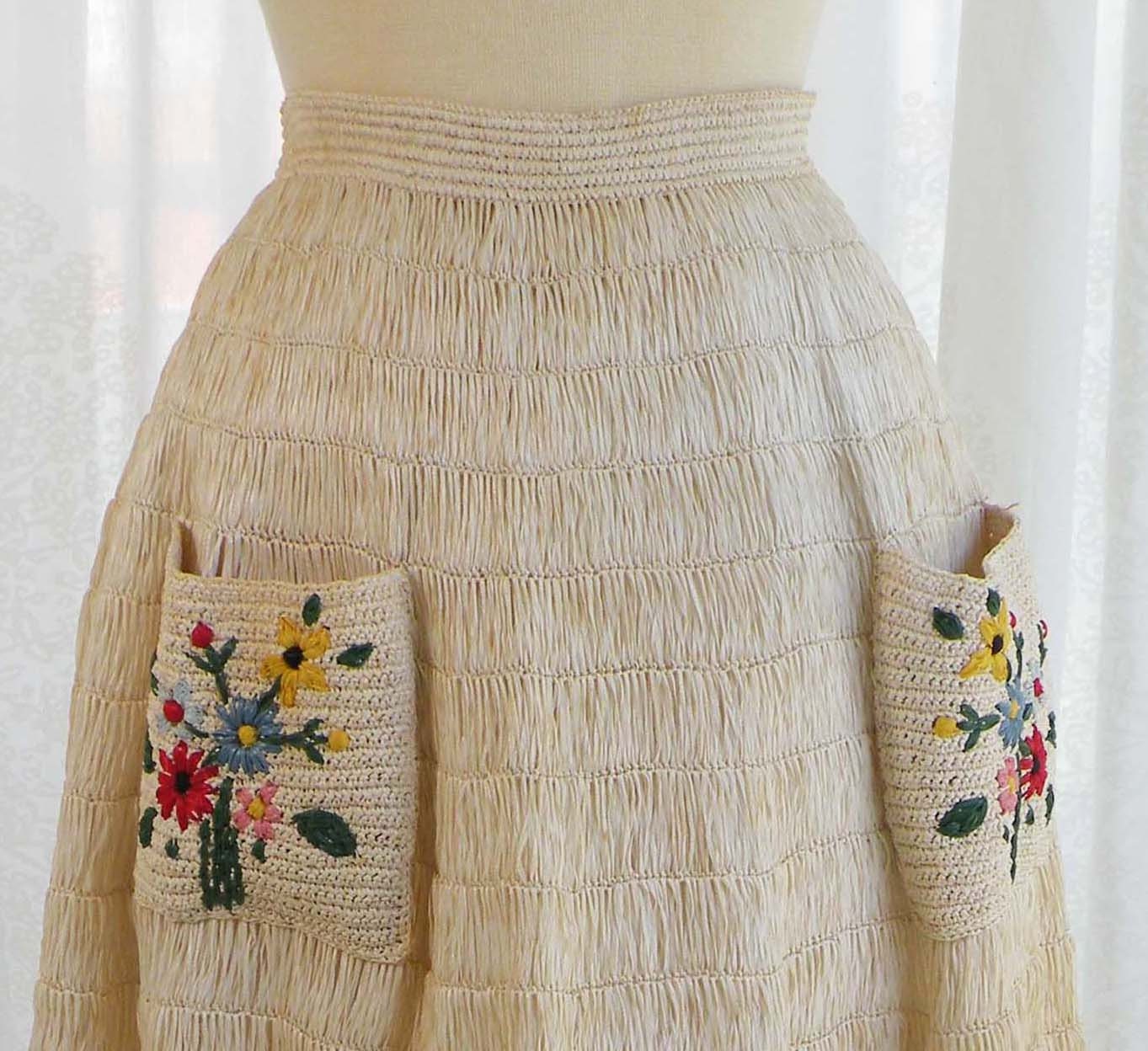 grass skirt fabric