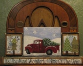 Christmas Sign, Winter Sign, Its The Most Wonderful Time Of the Year Christmas Decor Blocks
