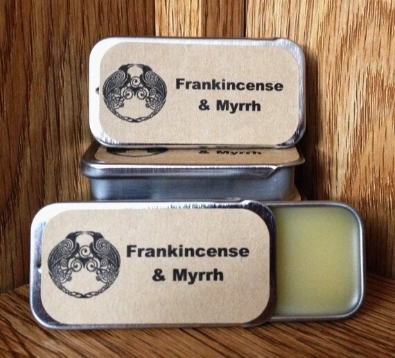 Frankincense and Myrrh Solid Perfume Balm