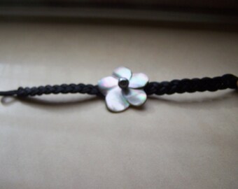 CLEARANCE Hand Crafted Mother of Pearl Woven Bracelet