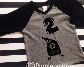 Monster Birthday Party Little Monster First Birthday Second Birthday Mobster Birthday Shirt Birthday Monster Shirt 1 2 3 4 Birthday Shirt