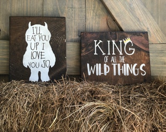 Where The Wild Things Are Baby, King Of All The Wild Things, Woodland Nursery, baby shower, party decor