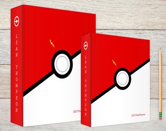 3-Ring Binder Red & White Ball