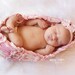 Baby Cocoon Baby Girl Photo Prop Newborn Baby Wrap Girl Prop Newborn Cocoon (Pink and Ivory Off White FAUX Cocoon)