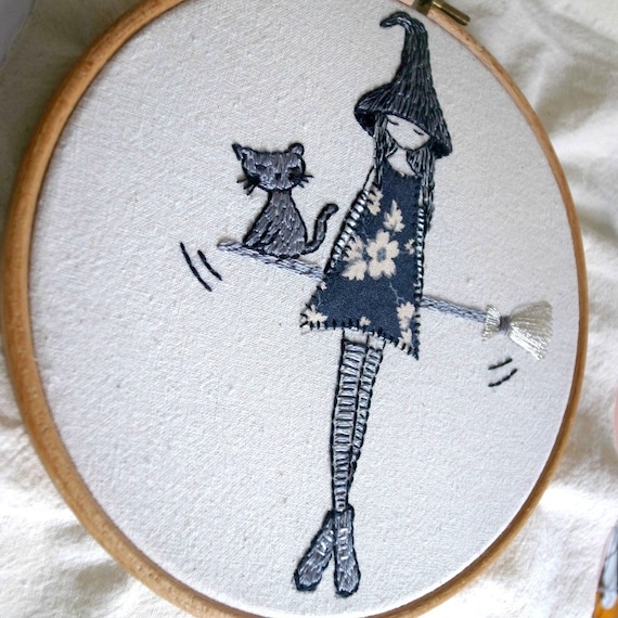 feeling witchy embroidery pattern pdf