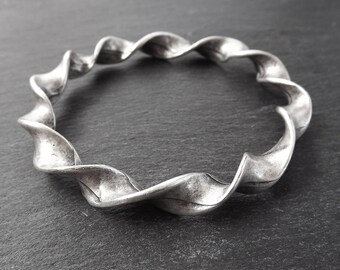 Twist Bangle Statement Bracelet - Ethnic Tribal Authentic Turkish Style