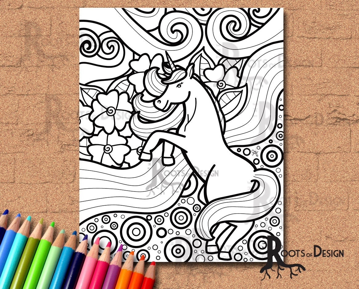 Yoga Coloring Pages Unicorn 9