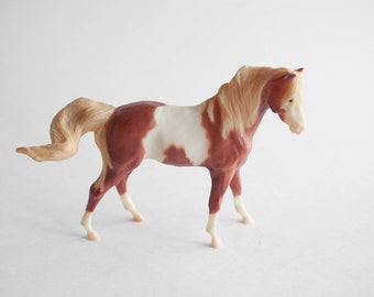 Vintage Breyer Horse Toy White and Brown Mare Collectible