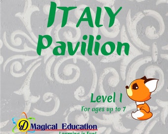 Italy Country Level 1 Disney World Pavilion books World Showcase EPCOT Passport book Travel books Florida Scavenger hunt Autograph Trivia