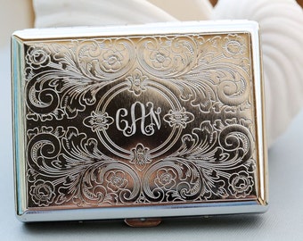Custom Engraved Personalized Cigarette Case