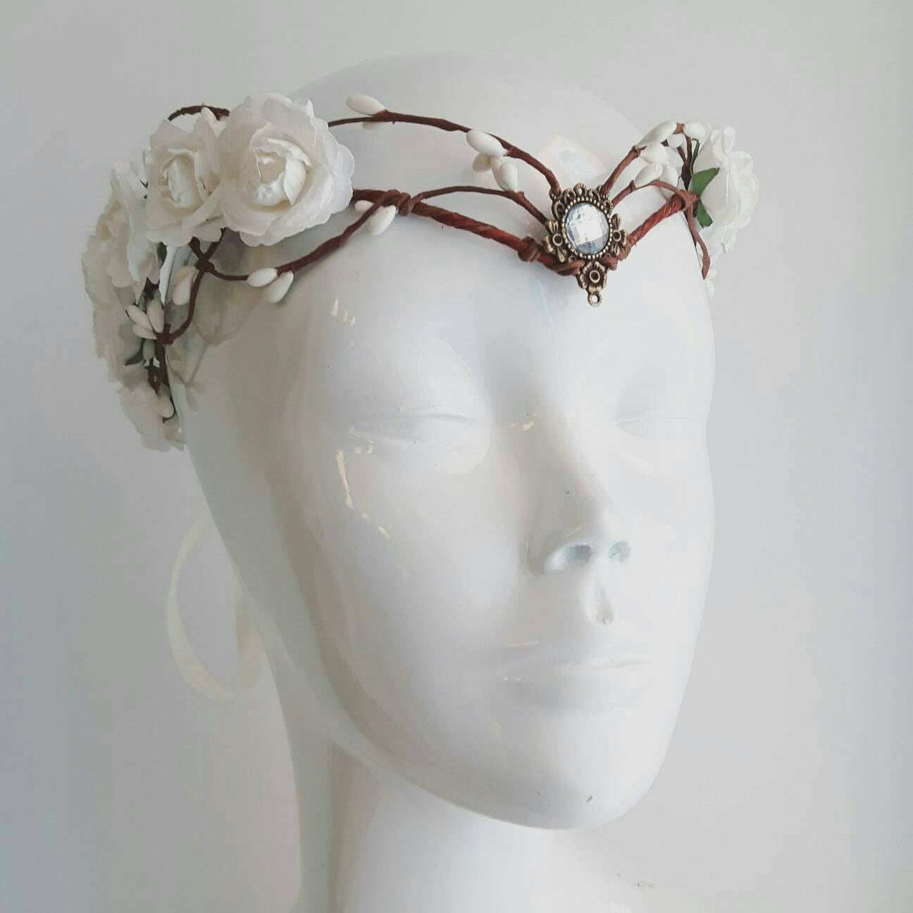 elven bride tiara elven tiara fairy circlet
