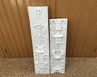 Shabby White Wall Hanging Archetectural