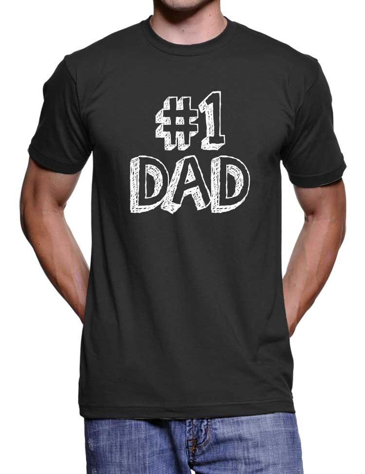 Number One Dad Father's Day T-Shirt Gifts for Dad Him