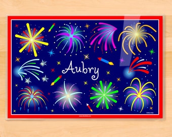 Personalized christmas placemats