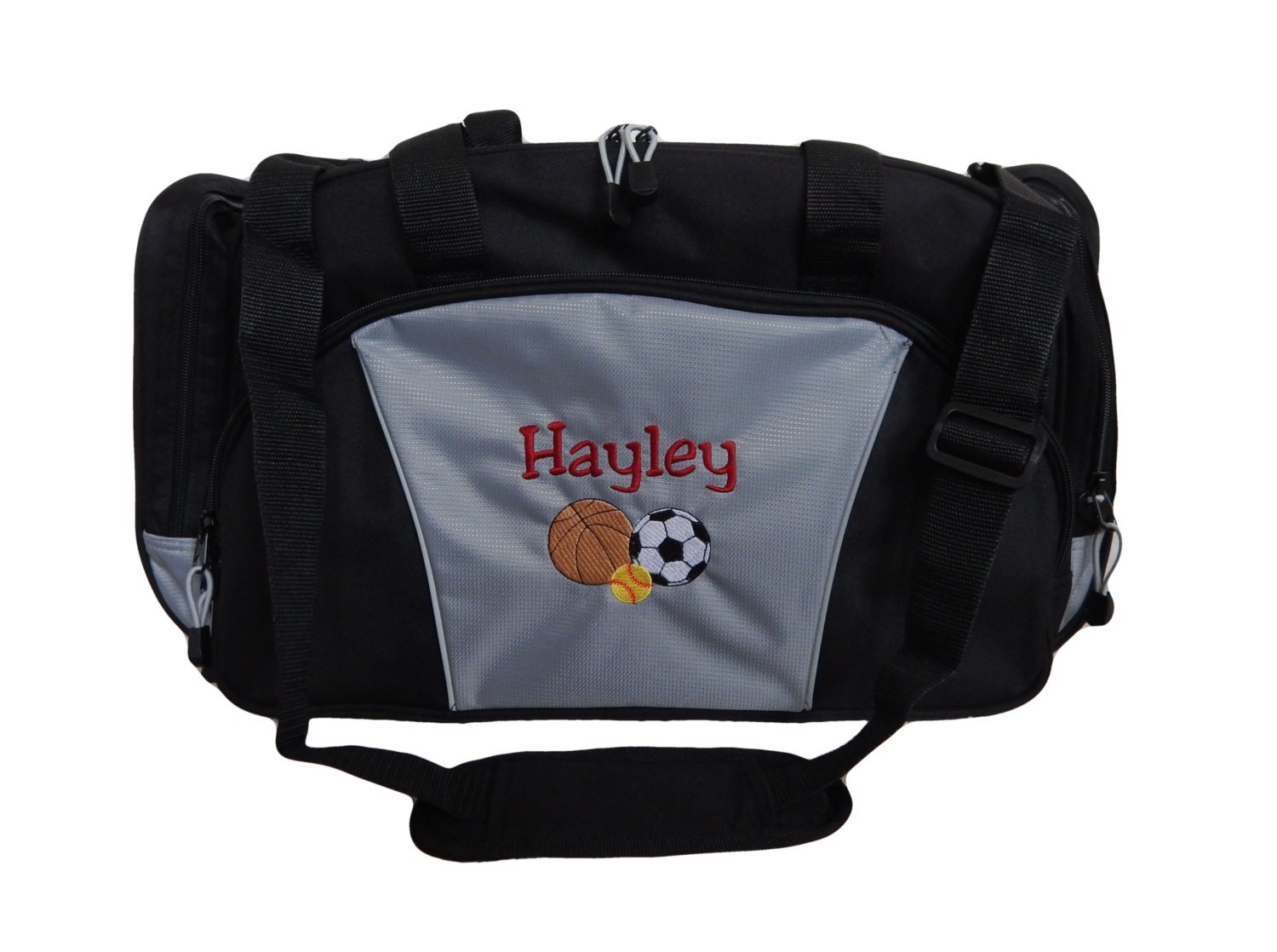 Duffel Bag Personalized Soccer Baseball Volleyball by HTsCreations