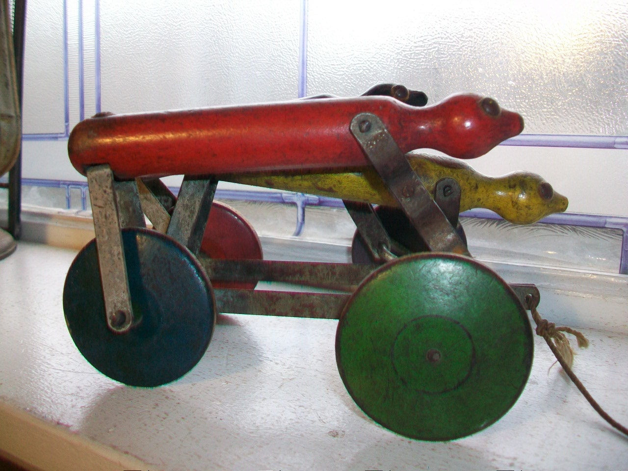 Tinker Dogs Pull Toy The Toy Tinkers Vintage 1920s Wood Toy