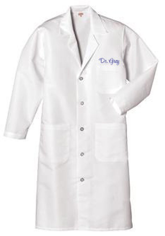 Monogrammed Lab Coat Embroidered Lab Coat Doctor Coat