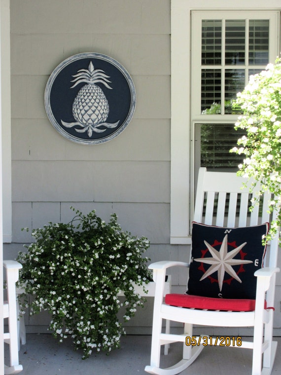 Garden Decor Pineapple Wall Plaque Pineapple Decor