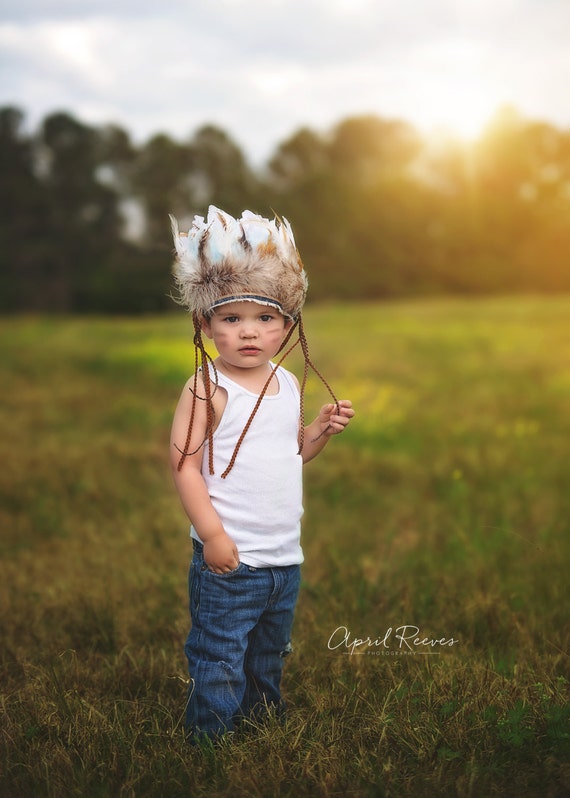 Little chief Infant/toddler boys Indian feather by ScarletHarlow