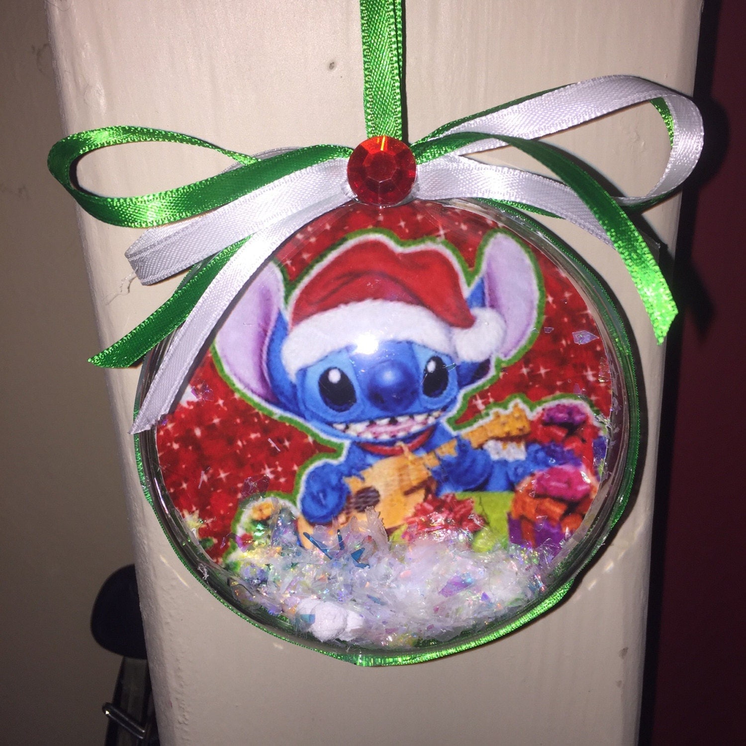 disney stitch garden ornament