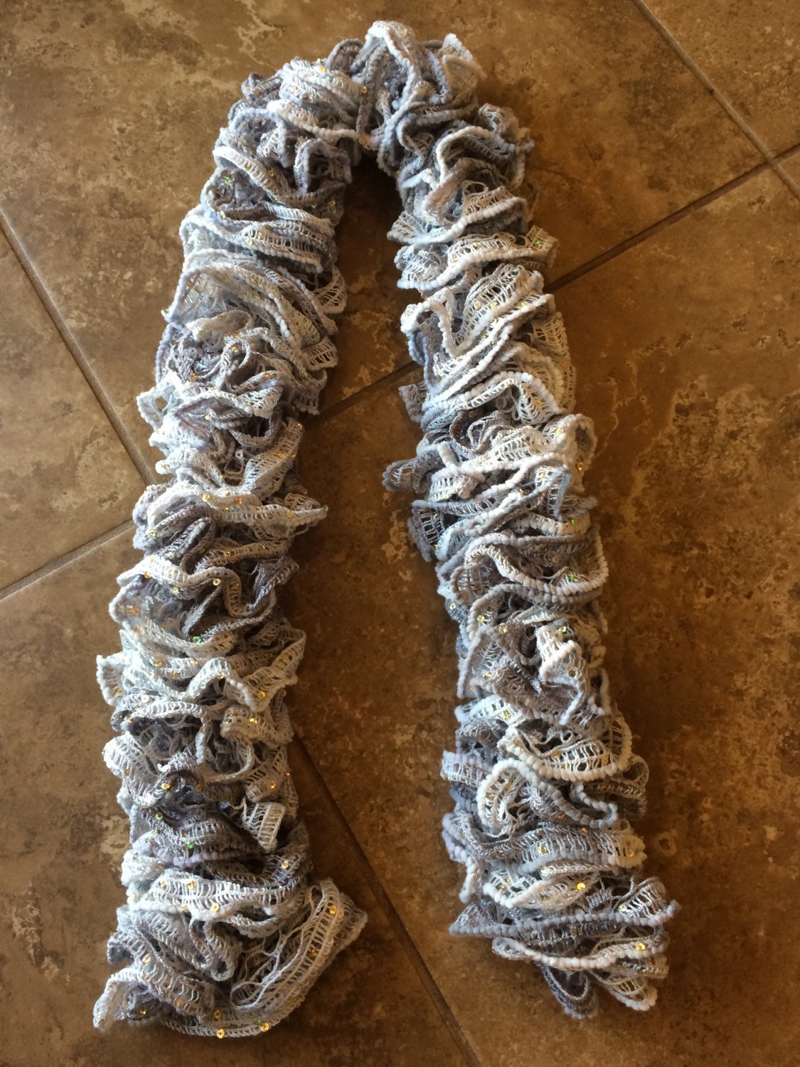 Ruffled scarf by KLynn726 on Etsy