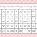 60 Monkey Baby Shower Bingo Cards Prefilled Bingo Card