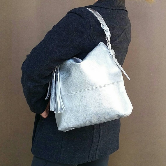 silver hobo purse