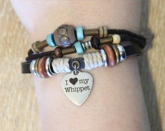 Whippet Bracelet - Sighthound Bracelet - Whippet Jewelry