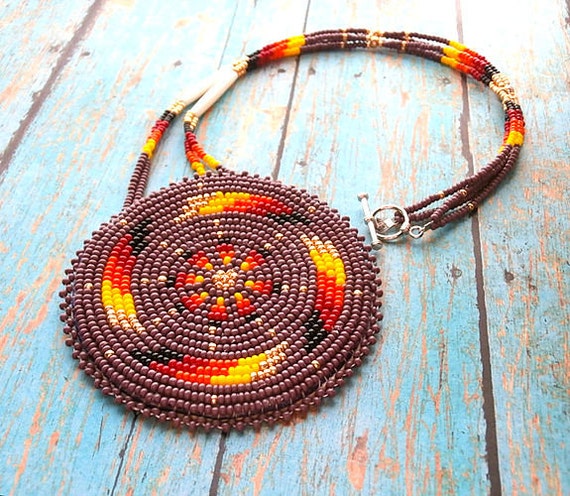 items similar to native american handcrafted plum beaded