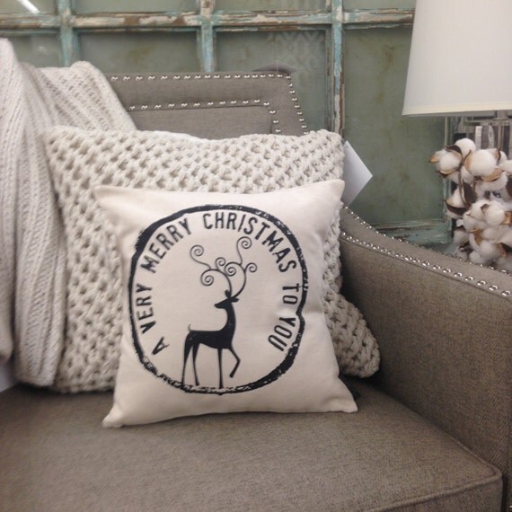 CHRISTMAS A Very Merry Christmas Wish Pillow