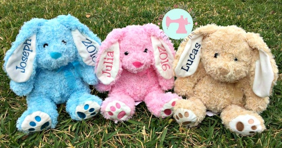 stuffed bunny personalized