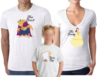 Disney Shirts, Family Shirt, Couples Shirts, Beauty and The Beast Shirt, Beast Shirt, Belle Shirt,
