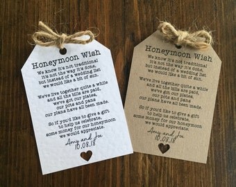 Items similar to 25 Wedding Money Poem Cards For Your Invitations Free ...