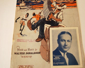 Antique Sheet Music, Sam, The Old Accordion Man