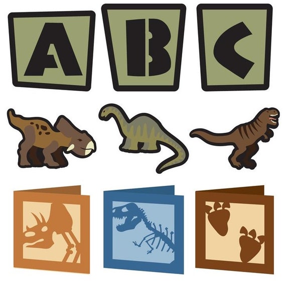New Cricut Cartridge Dinosaur Tracks