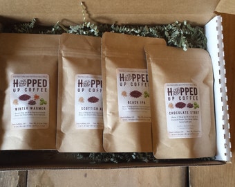 Hopped Up Coffee - Sample Pack, Beer Coffee, Specialty Coffee, Beer Lover Gift, Coffee Lover Gift