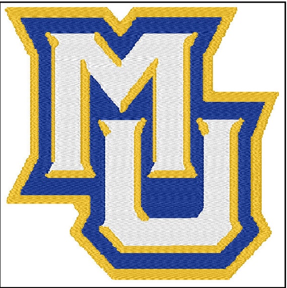 Marquette University Embroidery Design 2 sizes by RachelsQuilting