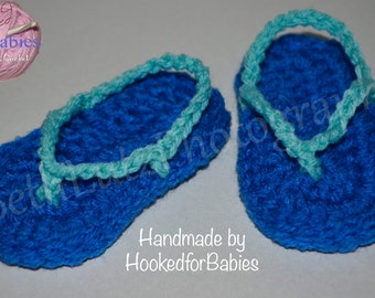Baby Shower Gift. 0-3 months Baby Boy Flip Flops, Baby Boy Sandals, Baby Boy Booties, Infant Boy Shoes, Baby Boy Gift, Unique Gift Idea Boy