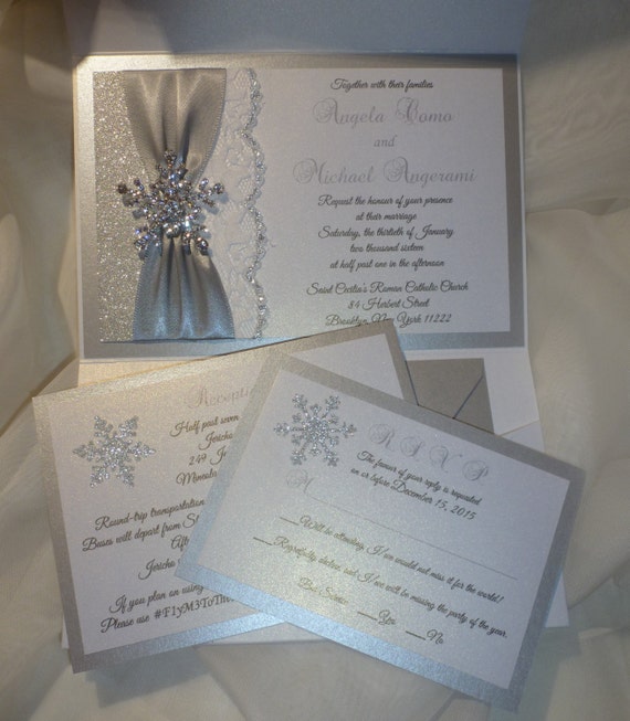 Winter Wedding Invitation Ideas 8