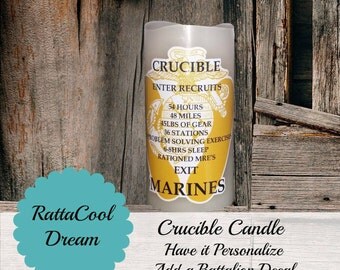 Crucible Candle for the United States Marine Corps (USMC) Boot Camp