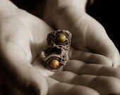 A pair of engagement rings
