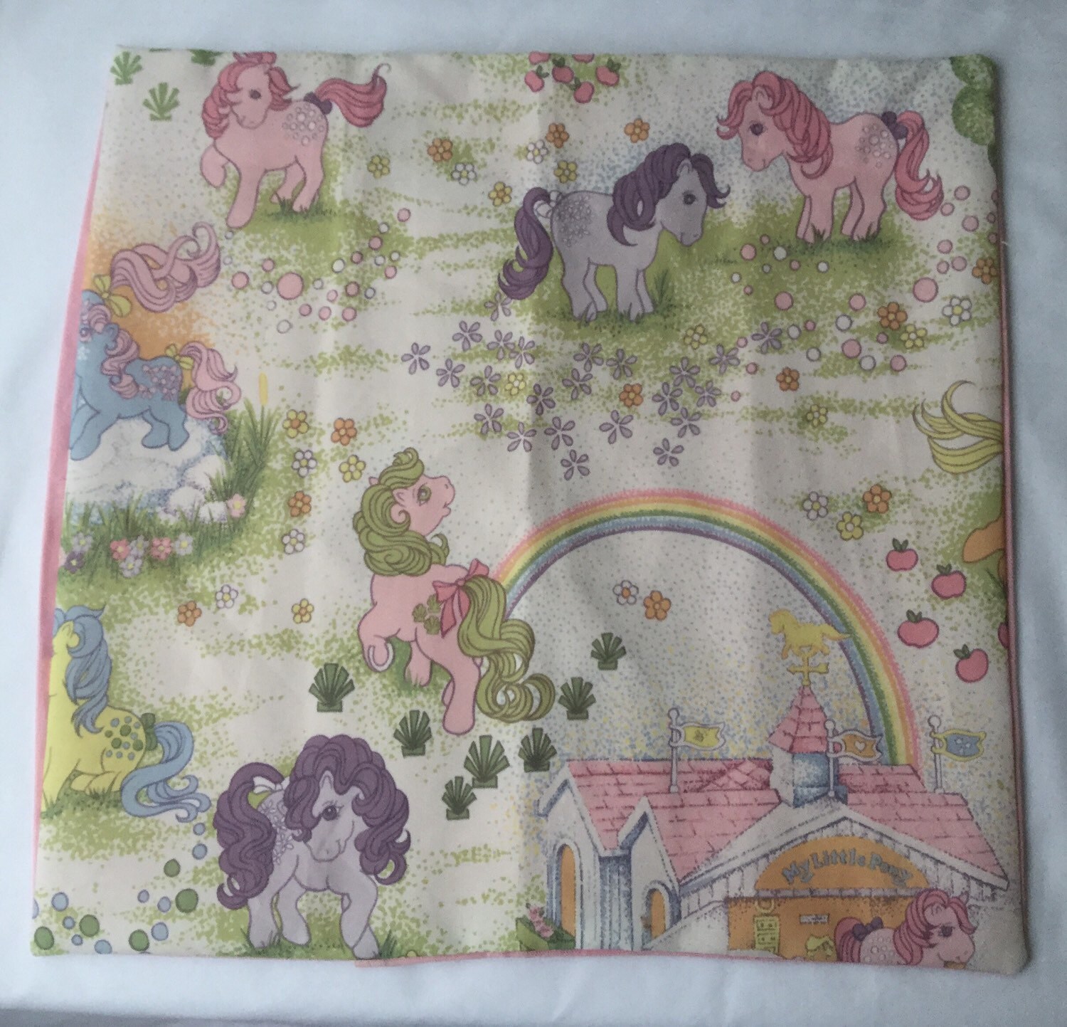 Vintage My Little Pony Fabric Cushions Handmade by AlienCoutureUK