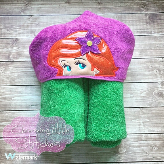 Items similar to MERMAID HOODED TOWEL on Etsy