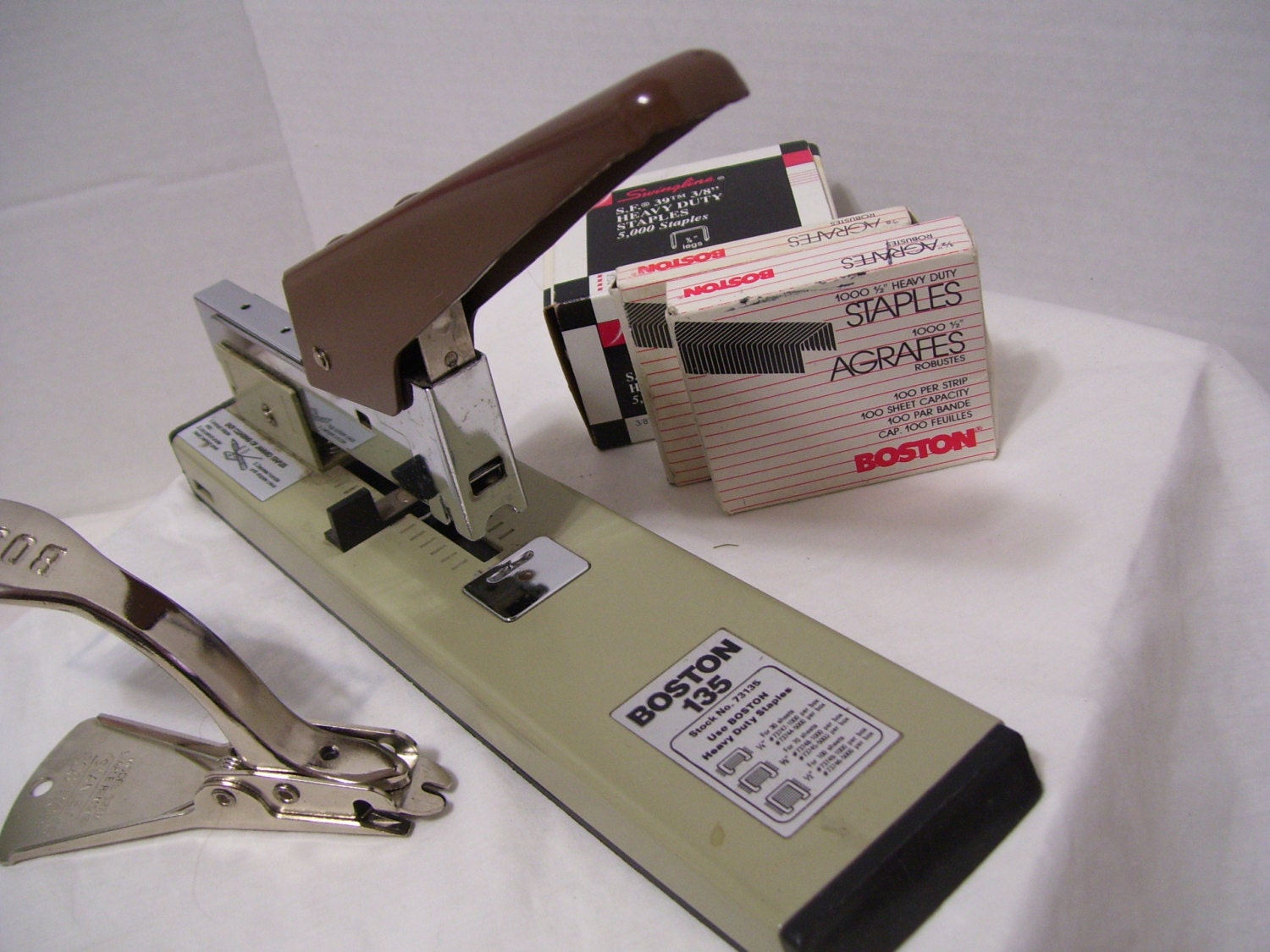 Tool Lot Boston Large Job Stapler 135 Heavy by ARubyInTheRough