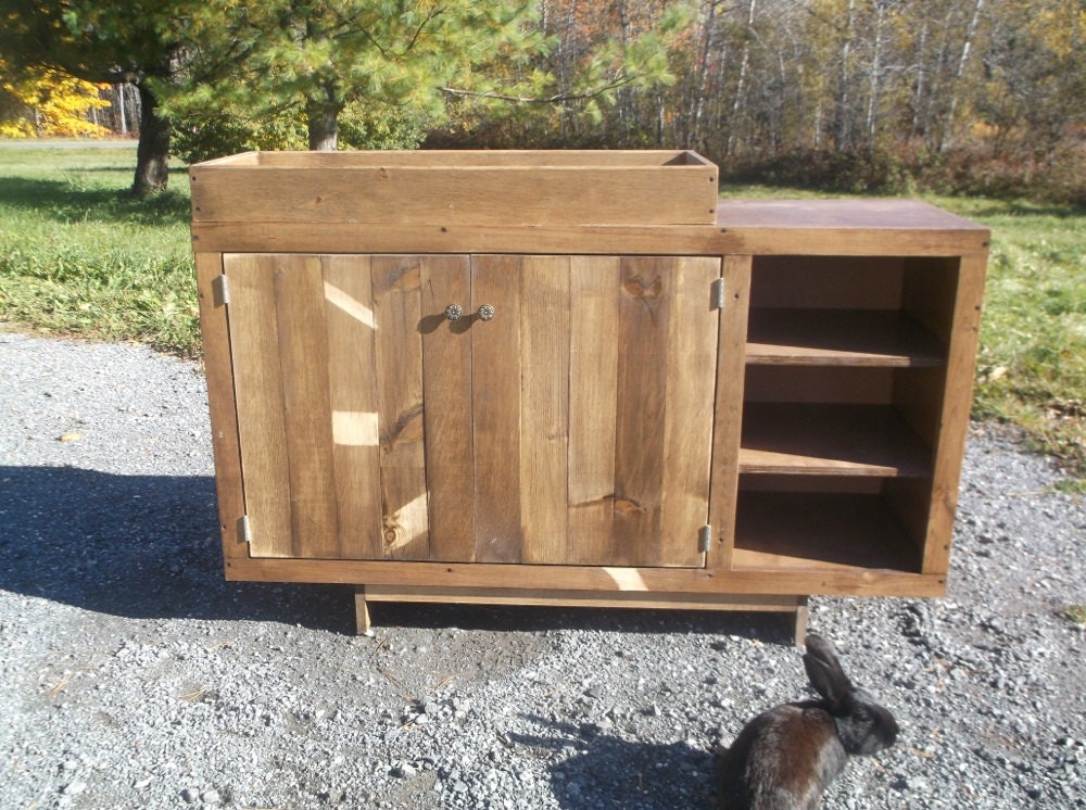 Rustic Changing Table Baby Changing Table Nursery by SameAsNever