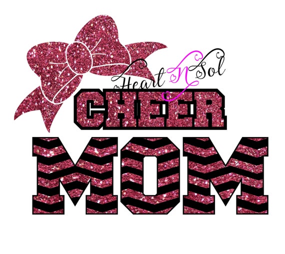 Download Cheer Cheer Mom Cheer bow SVG EPS DXF Cut File by Heartnsol1