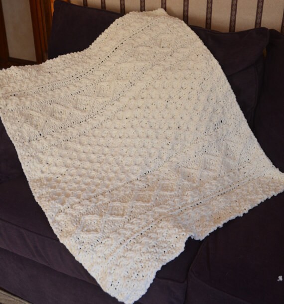 Irish Baby or Toddler Blanket MADE TO ORDER