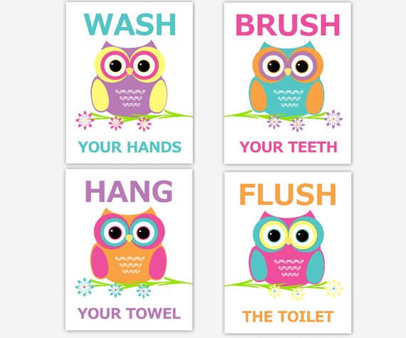 Kids Bathroom Wall Art owl bathroom wall art kids bath children bathroom prints bath Kids Bathroom Wall Art owl bathroom wall art kids bath children bathroom prints bath